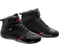 §Scarpe Moto Donna Ixon Gambler Nero-Fucsia§
