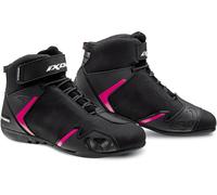 Ixon Gambler WP Scarpe da moto da donna, nero/rosa, Taglia 39