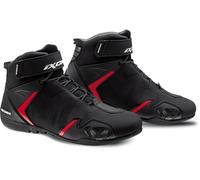 Ixon Gambler WP Scarpe da moto, nero/rosso, Taglia 45