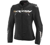 Ixon Ionix Giacca tessile moto da donna, nero-bianco, taglia XL per donne