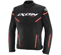 Giacca da moto IXON Striker 2 nero-bianco-rosso 4XL