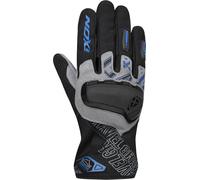 Ixon Gravel Guanti da moto, nero-grigio-blu, taglia XS per maschi