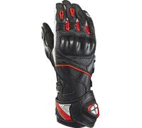 Ixon Tornado Air Guanti da moto, nero-bianco-rosso, taglia 3XL per maschi