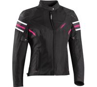 Ixon Ilana Evo Giacca tessile moto da donna, nero-rosa, taglia L per donne