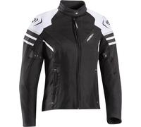 IXON Giacca moto donna Ilana Evo tessile Nero-Bianco-Grigio L