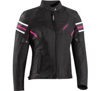Ixon Ilana Evo Giacca tessile moto da donna, nero-rosa, taglia M per donne