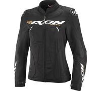 Ixon Ionix Giacca tessile moto da donna, nero-bianco, taglia 3XL per donne