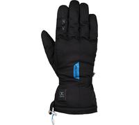 Ixon IT Yasur Guanti da moto riscaldati, nero/blu, Taglia 2XL