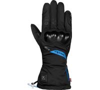 Ixon IT Yuga Guanti da moto da donna riscaldati, nero-blu, taglia 2XL per donne