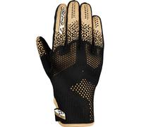 Ixon Ixflow Knit Guanti moto da donna, nero-oro, taglia XL per donne