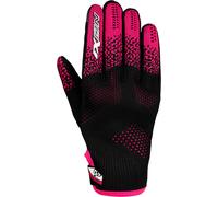 Ixon Ixflow Knit Guanti moto da donna, nero-rosa, taglia XL per donne