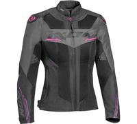 IXON IXON - Giacca Draco Lady Nero / Anthracite / Fushia XS