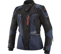 Ixon Odin impermeabile Giacca tessile moto da donna, rosso-blu, taglia L per donne