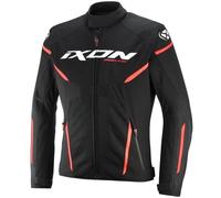 Ixon Striker 2 Air WP impermeabile Giacca tessile moto, nero-bianco-rosso, taglia 2XL per maschi