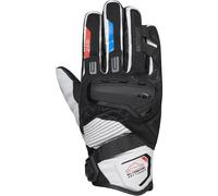 Ixon MS Skeid Guanti da moto, nero-grigio-rosso, taglia XL