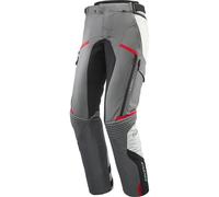 Ixon Midgard Pantaloni tessili da moto impermeabili, nero-grigio-rosso, taglia M per maschi