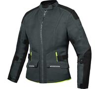 Ixon M-Njord Giacca tessile moto da donna, Verde/Nero, Taglia XXL