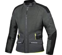 Ixon M-Njord Giacca tessile moto, nero-verde, taglia L per maschi