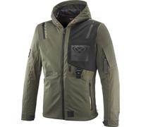 Ixon M-Quarter Giacca tessile da moto impermeabile, Khaki/Nero, Taglia L