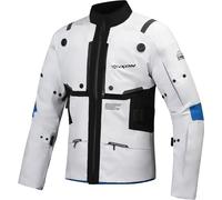Ixon M-Skeid Giacca tessile moto, Grigio/blu chiaro, Taglia 4XL