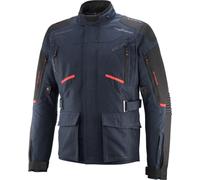 Ixon Midgard Giacca tessile da moto impermeabile, rosso-blu, taglia S per maschi