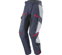 Ixon Midgard Pantaloni impermeabili da moto da donna in tessuto, nero-grigio-blu, taglia M per donne