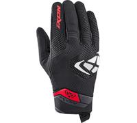 Ixon Mig 2 Airflow Guanti da moto, nero-bianco-rosso, taglia 3XL per maschi