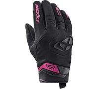 Guanti da moto da donna IXON Mig 2 nero-rosa M