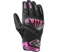 Guanti da moto da donna IXON Mirage Air nero-rosa 2XL