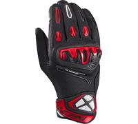 Ixon Mirage Air Guanti da moto, nero/bianco/rosso, Taglia 2XL