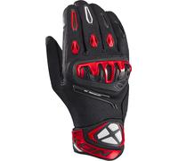 Ixon Mirage Air Guanti da moto, nero-bianco-rosso, taglia M per maschi
