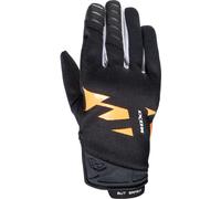 Ixon MS Fever Guanti Moto, nero-bianco-arancione, taglia 2XL per maschi
