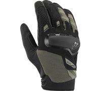 IXON Guanti moto Namak Nero/Khaki Uomo 2XL
