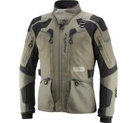 Ixon Odin impermeabile Giacca tessile moto, Khaki/Nero, Taglia S