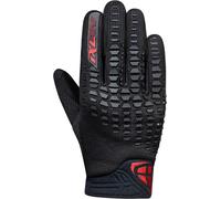 Ixon Oregon Guanti da moto, nero/rosso, Taglia XS