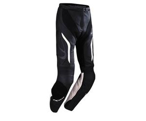Ixon PRIMA, pantaloni in pelle da donna 44 female Nero/Bianco