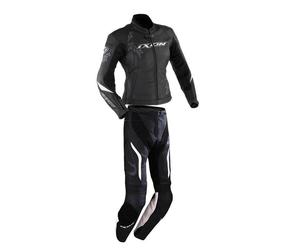 Ixon Prima VX Donna due pezzi tuta in pelle, nero, Taglia 2XL
