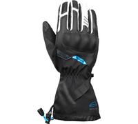 Ixon PRO Eddas Guanti da moto, nero/grigio/blu, Taglia M