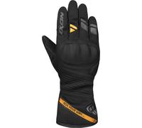 Ixon Pro Midgard Guanti da moto invernali impermeabili da donna, nero/oro, Taglia M