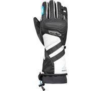 Ixon Pro Ragnar Guanti da moto invernali impermeabili, nero/grigio/blu, Taglia M