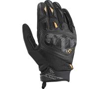 Ixon Rise Air 2 Guanti da moto da donna 2, nero-oro, taglia 2XL per donne