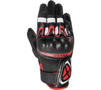 Ixon RS2 Guanti Moto, nero-bianco-rosso, taglia S per maschi