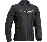 Ixon Slash-C Giacca tessile da donna, nero/oro, Taglia 5XL