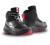 Ixon Snake WP scarpe da moto impermeabili, nero-bianco-rosso, taglia 42 per maschi