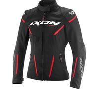 Giacca da moto da donna IXON Striker 2 Air WP Lady nero-rosso XS