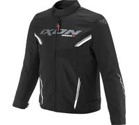 Ixon Striker 2 Giacca impermeabile per motociclette, Bianco/nero, Taglia 10 anni