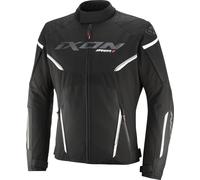 Ixon Striker 2 impermeabile Giacca tessile moto, Bianco/nero, Taglia M