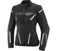 Ixon Striker 2 impermeabile Giacca tessile moto da donna, nero-bianco, taglia 2XL per donne
