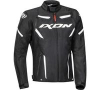Ixon Striker Giacca tessile da moto impermeabile, Bianco/nero, Taglia 3XL