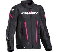 Ixon Striker Kinder Giacca tessile moto, nero-rosa, taglia 10 anni per bambini